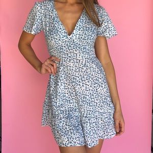 Mini cheetah sun dress